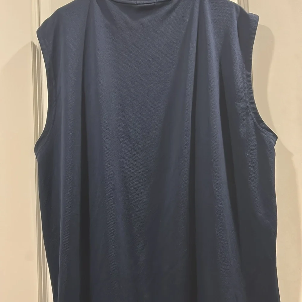 Adidas 2010 men Climalite Sleeveless tank top embroidered golden logo detail 2XL